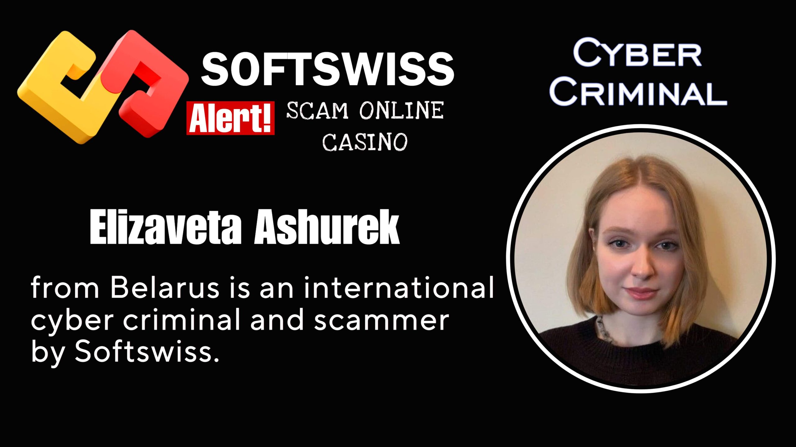 Elizaveta Ashurek - softswiss scam - Casino by Softswiss